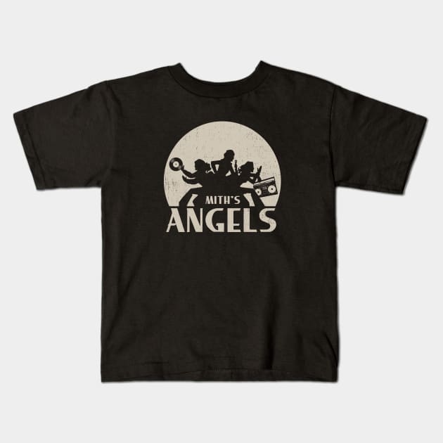 Mith's Angels Kids T-Shirt by AmokTimeArts